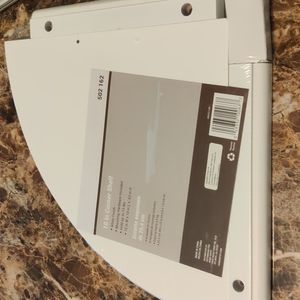 10 in White Corner Shelf.